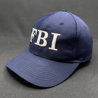 Vintage FBI Snapback Hat Navy Adjustable Cap ATT Atractive Headwear