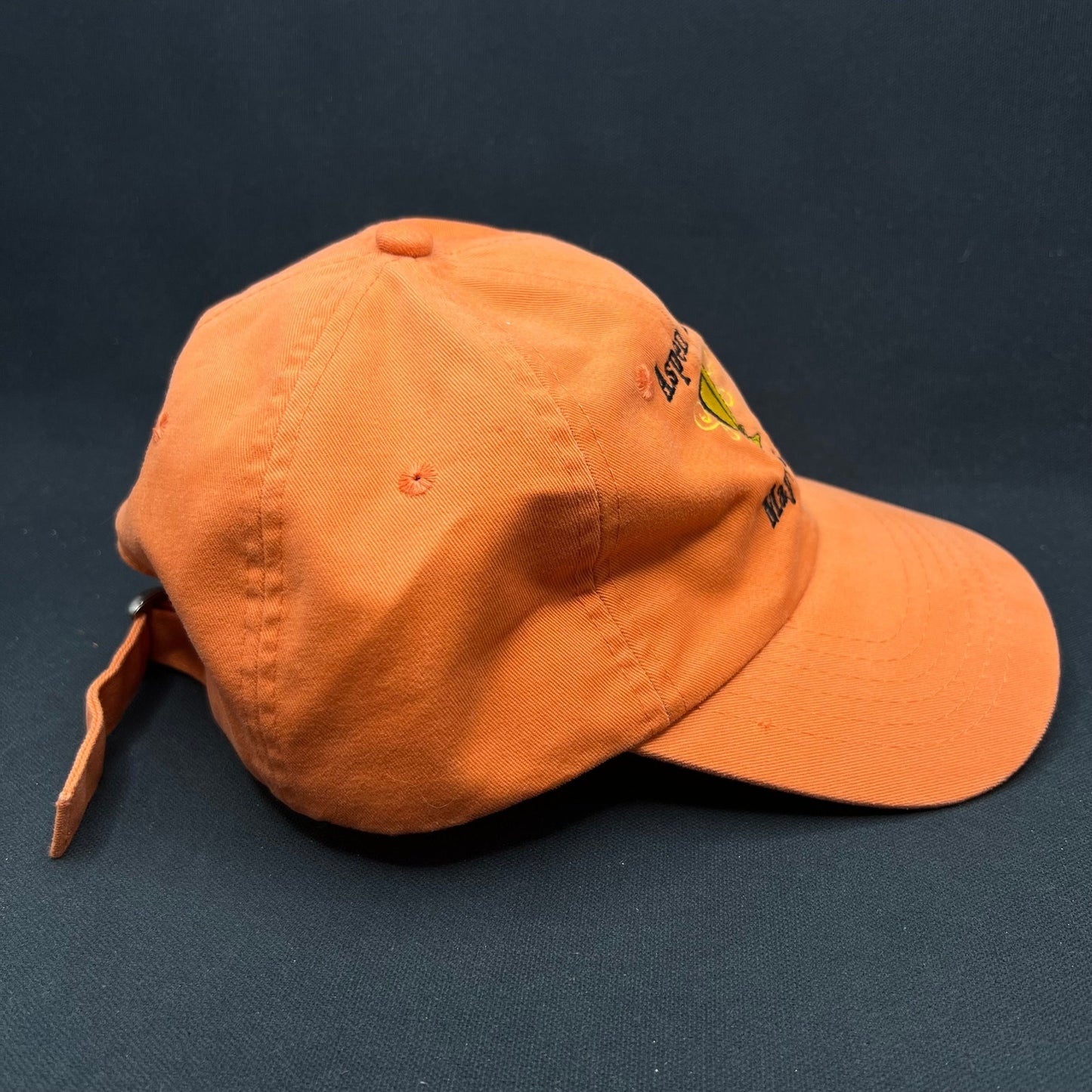 Aspen City Mayor’s Cup Strapback Hat Golf Tournament Orange Dad Cap