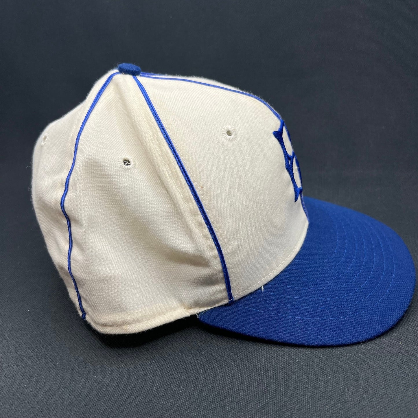 7 5/8 Vintage 90s Brooklyn Dodgers Snapback Hat Roman MLB Cooperstown USA