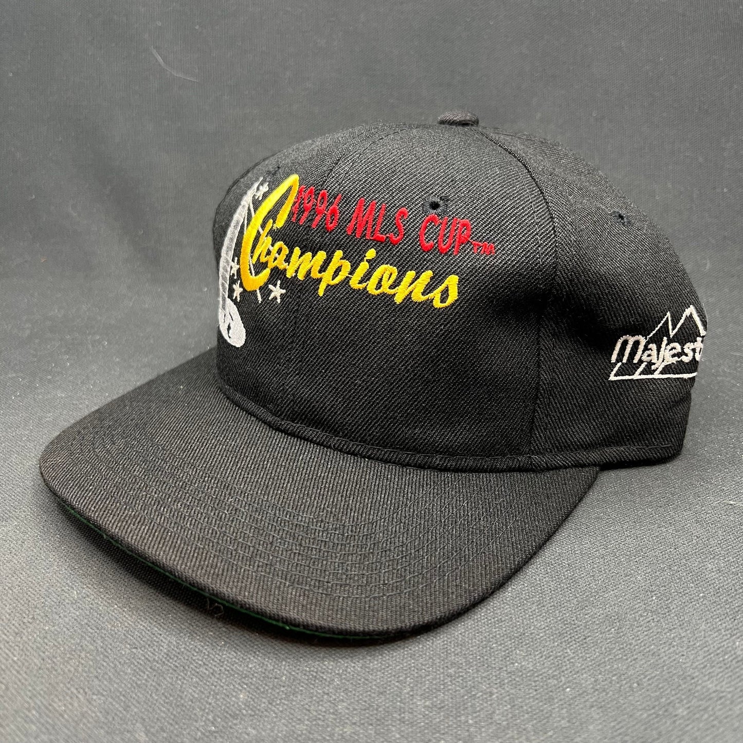 Vintage 1996 DC United MLS Cup Champions Snapback Hat Made USA