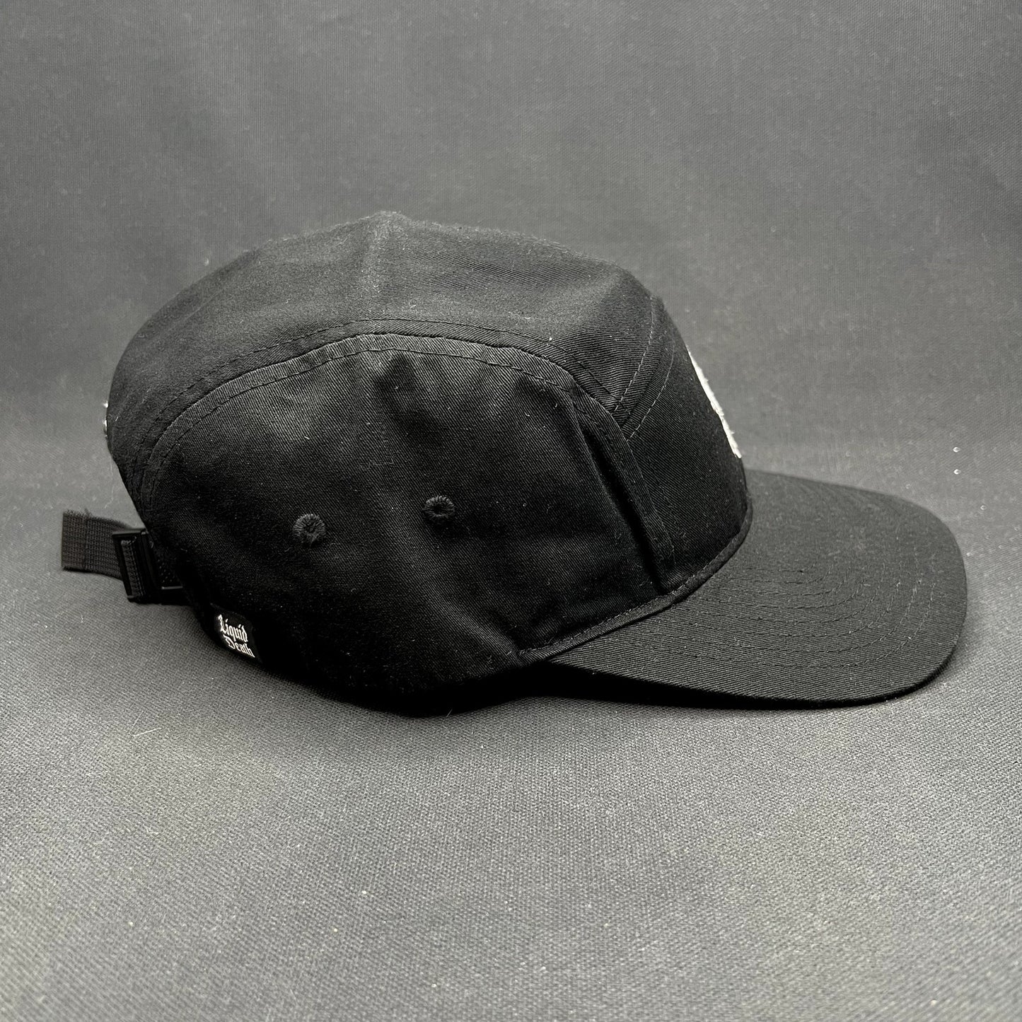 Liquid Death Murder Your Thirst Strapback Hat Black Camp Cap
