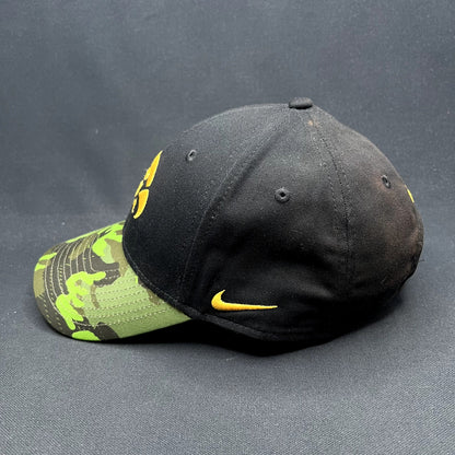 Nike Iowa Hawkeyes Camo Bill Strapback Hat Legacy91 Black