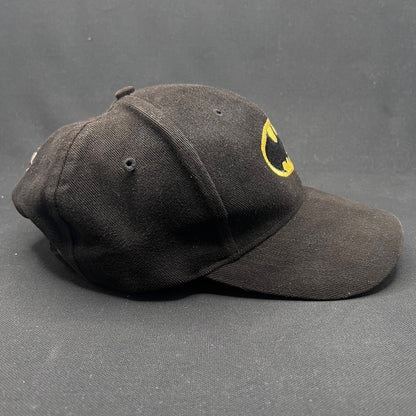 Vintage Batman Warner Bros Strapback Hat Black Logo Cap