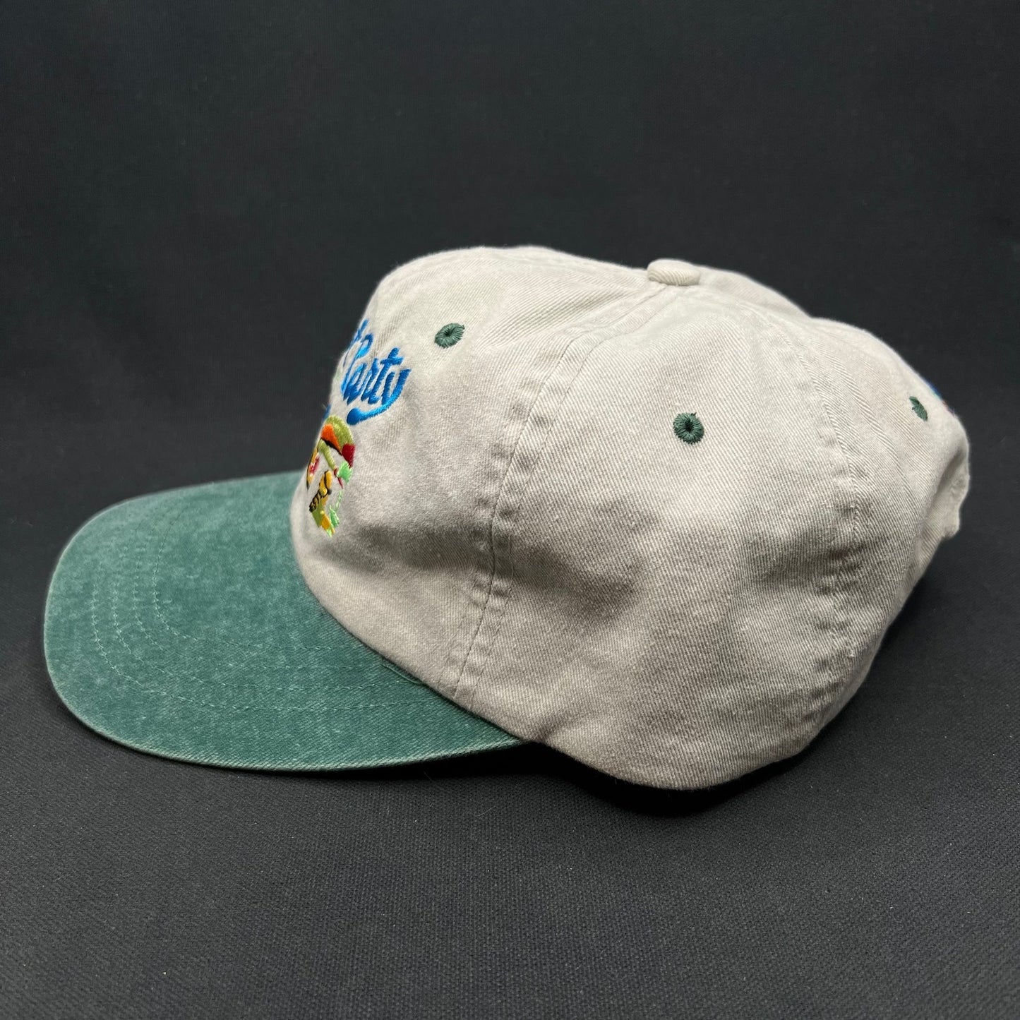 Vintage Jimmy Buffett Parrot Party Strapback Hat Dorfman Pacific