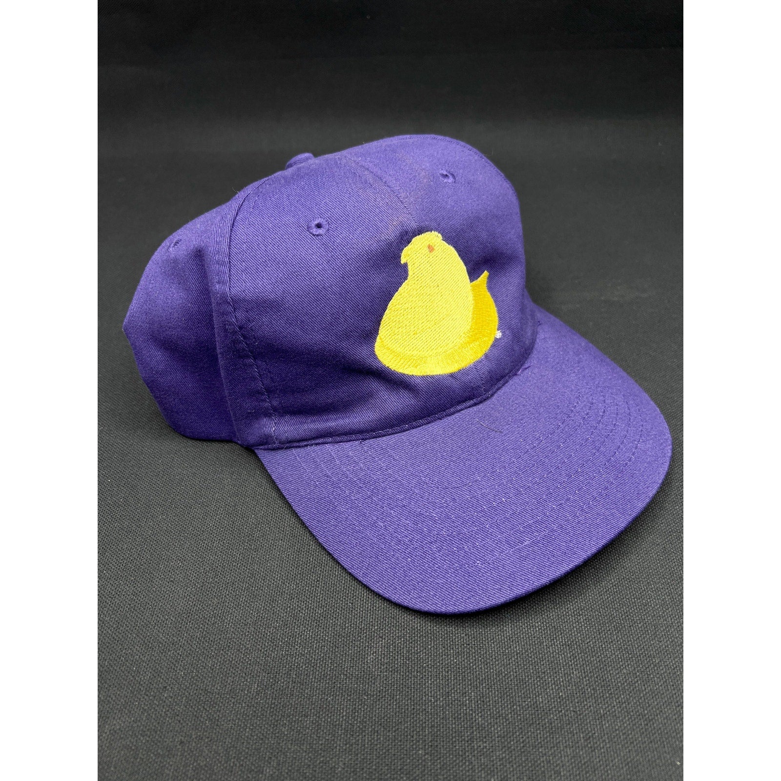 Vintage Marshmallow Peeps Hat – Purple Strapback Cap by HeadShots (KC Caps)