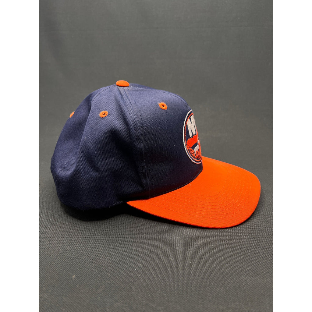Vintage 1990s New York Islanders Snapback Hat Navy/Orange – The G Cap NHL