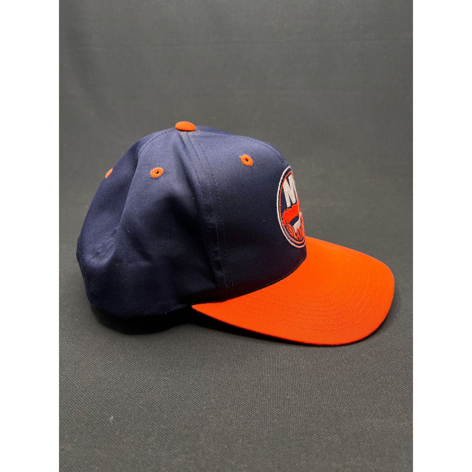 Vintage 1990s New York Islanders Snapback Hat Navy/Orange – The G Cap NHL