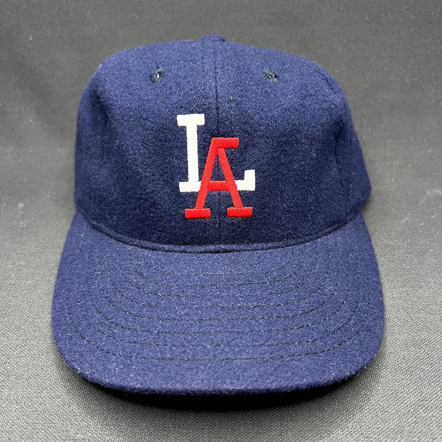 7 1/2 Ebbets Field Flannels Los Angeles Wool Fitted Hat USA Size