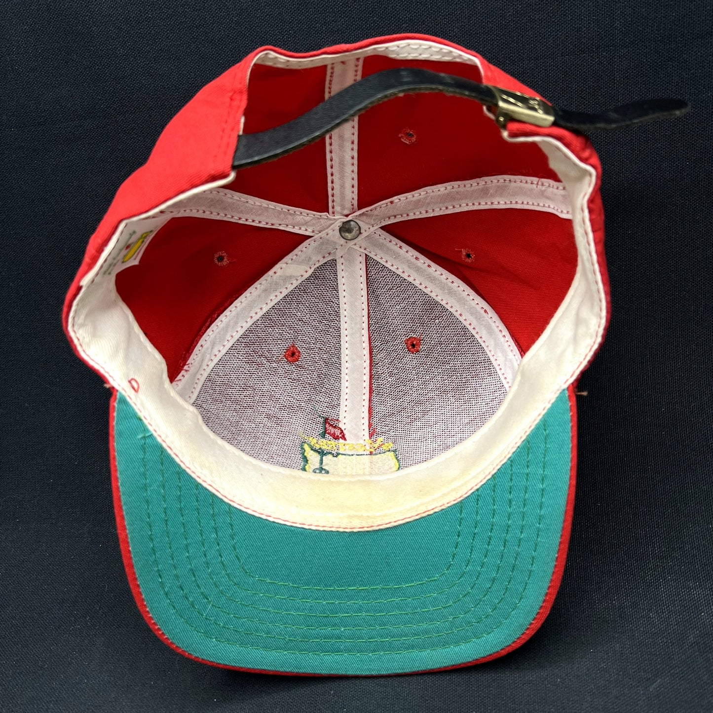 Vintage Masters Augusta National American Needle Strapback Hat USA
