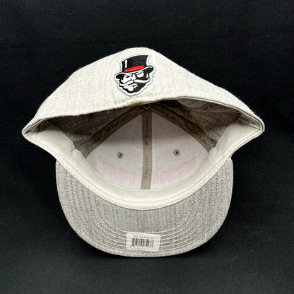 Austin Peay Governors Fitted Hat 7 3/4 W Republic NCAA Gray