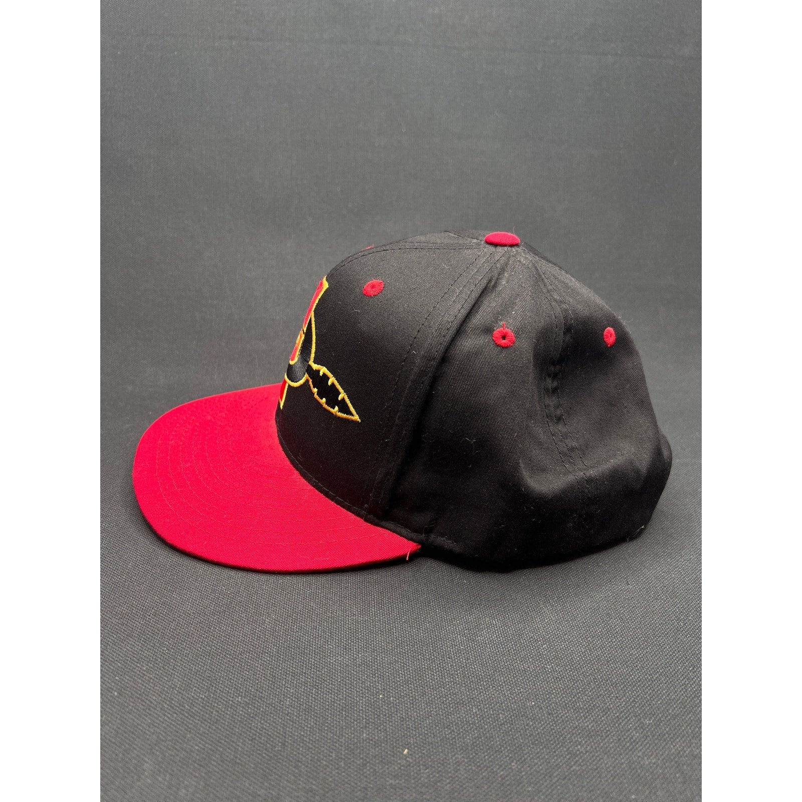Vintage San Diego State Aztecs Snapback Hat – Black & Red by Eclipse 1990s