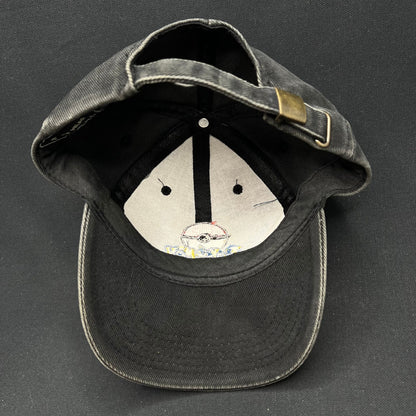 Vintage Pokémon Poké Ball Logo Strapback Hat Black Nintendo