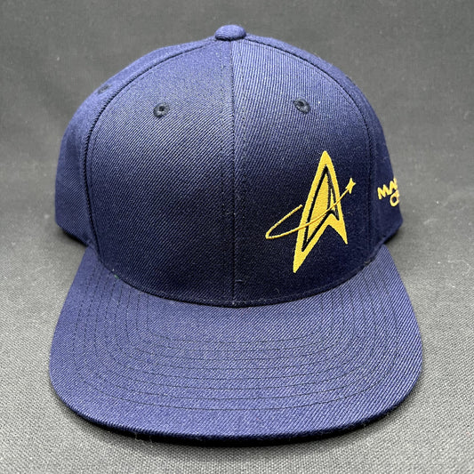 Rare Star Trek Cast & Crew Starfleet Academy Snapback Hat VTG