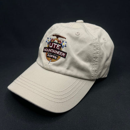 Vintage Aspen Ute Mountaineer Strapback Hat Ouray Sportswear Ski Cap