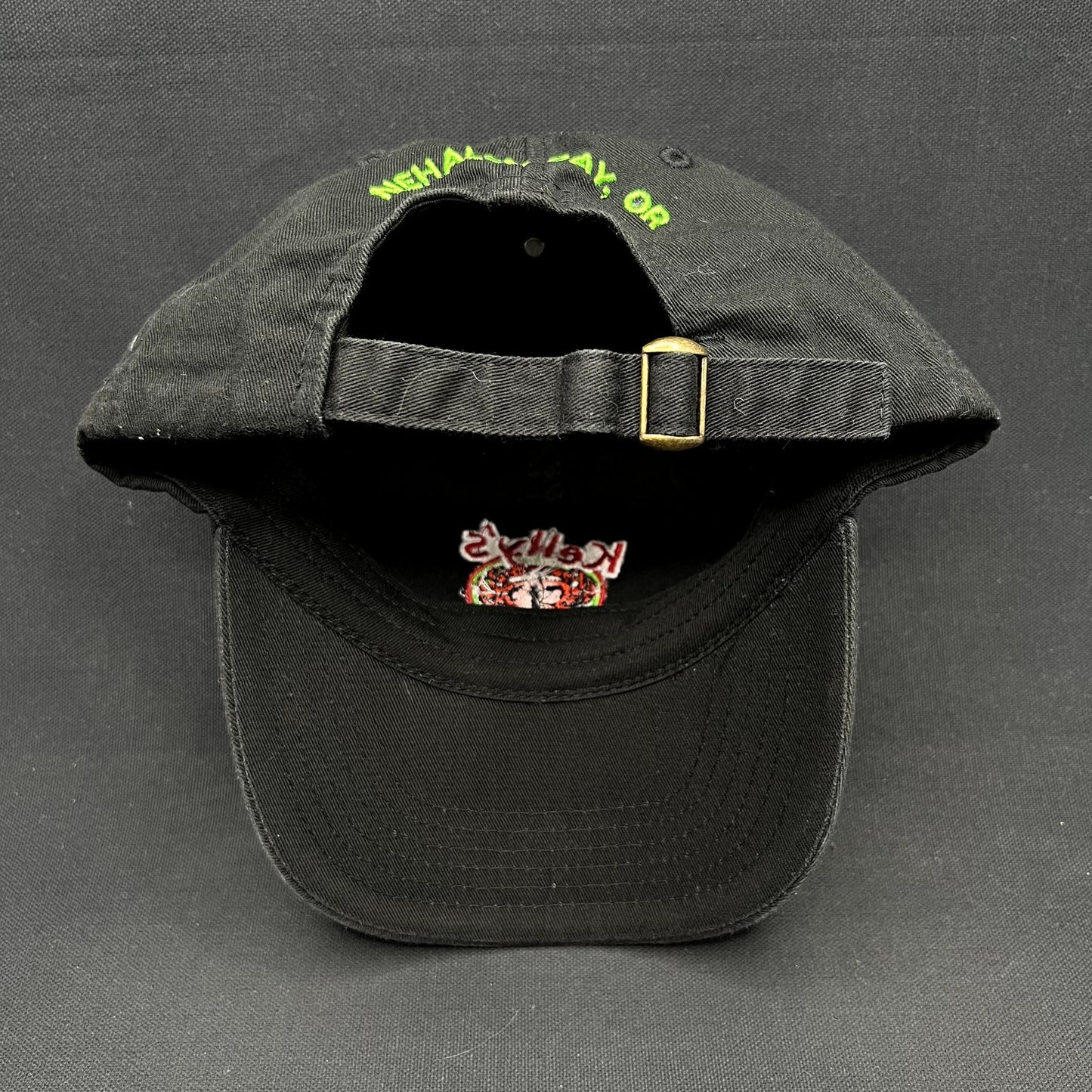 Kelly’s Restaurant Nehalem Bay Oregon Strapback Hat Black