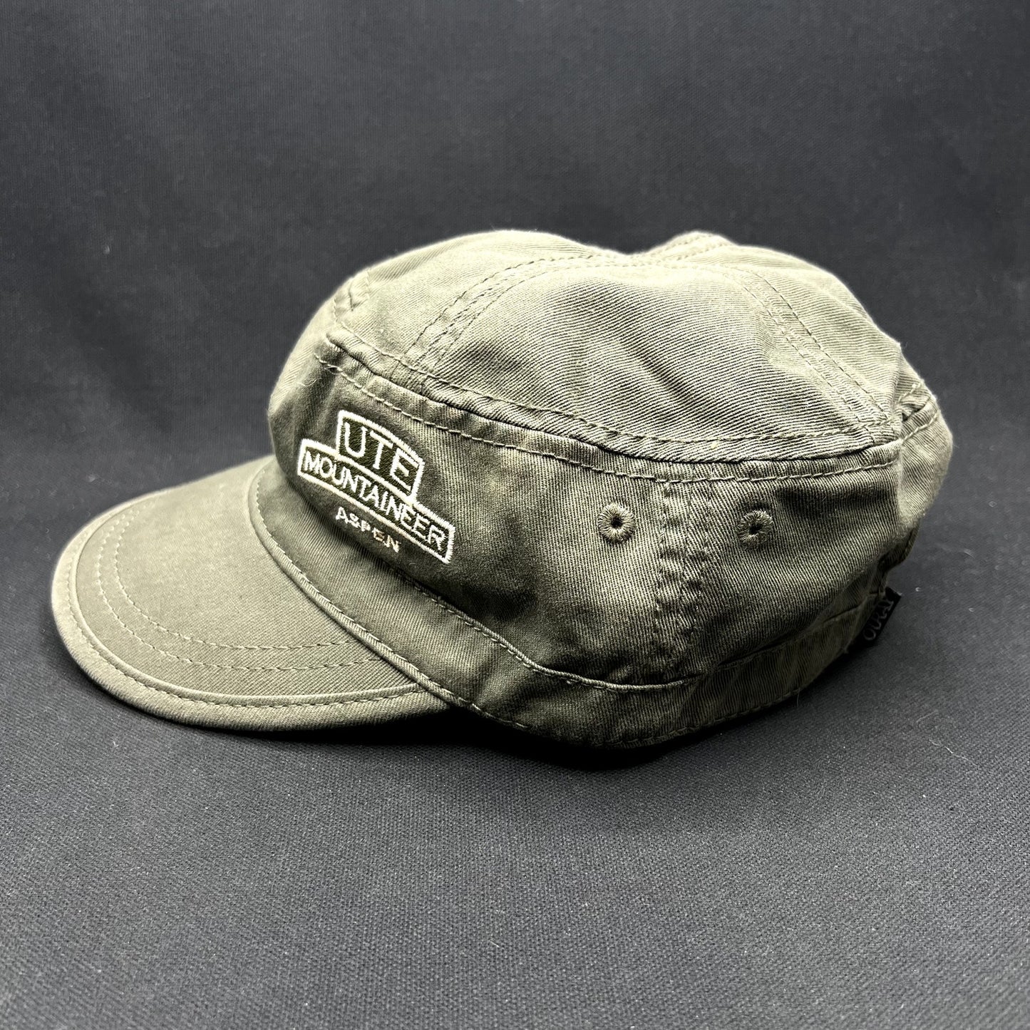 Vintage Yute Mountaineer Aspen Cadet Military Style Strapback Hat