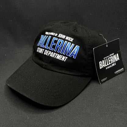 John Wick Ballerina Stunt Department Cast Crew Strapback Hat Lionsgate 2025
