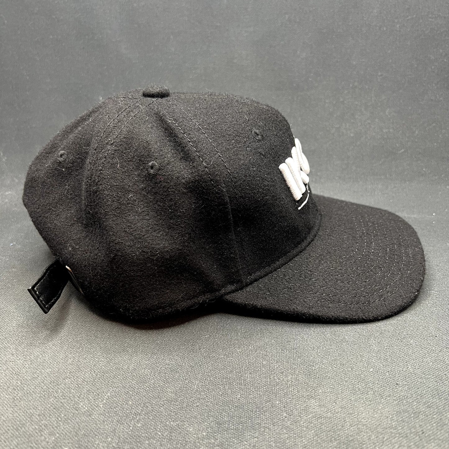 Ikon Pass Mammoth Mountain Black Wool Blend Strapback Hat Otto Ski Snowboard