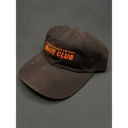 Mahanakhon Skate Club Hat – Black Cotton Strapback (Bangkok Streetwear Brand)