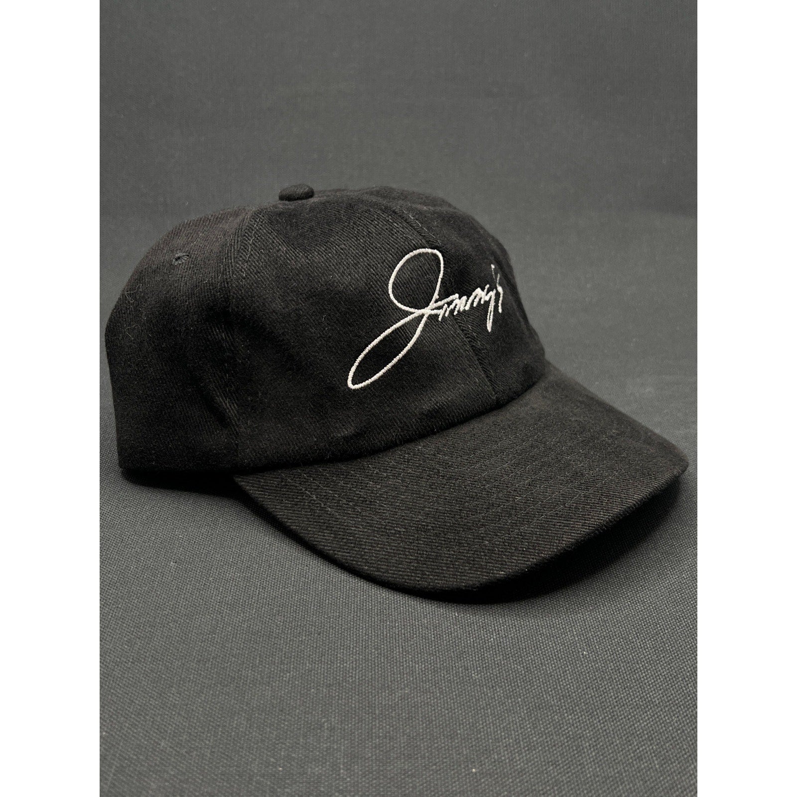 Vintage Jimmy’s Restaurant & Bar Black Strapback Hat – Script Logo
