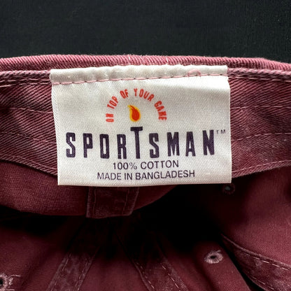 Vintage The Store Strapback Hat Sportsman Maroon Dad Cap Retail Promo