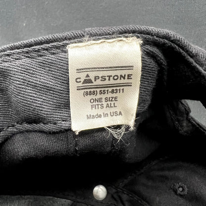 Vintage Pearl Vodka Snapback Hat Black USA Made Capstone Promo