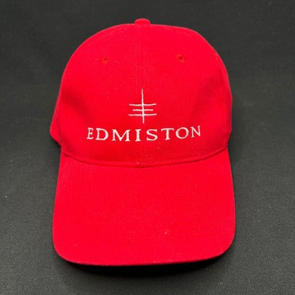 Edmiston Yachting Monaco Red Snapback Hat Luxury Yacht Crew Cap