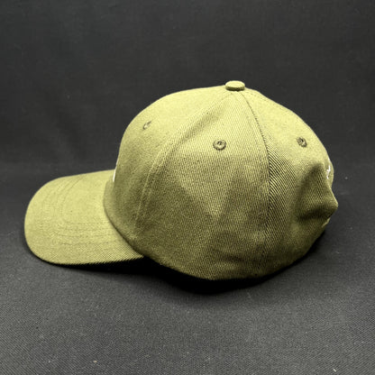 A24 Films Strapback Hat Olive Green Minimal Logo Cap