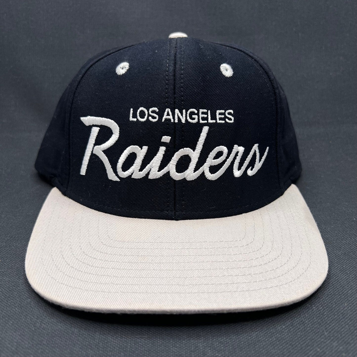 Reebok NFL Vintage Collection LA Raiders Script Snapback Hat