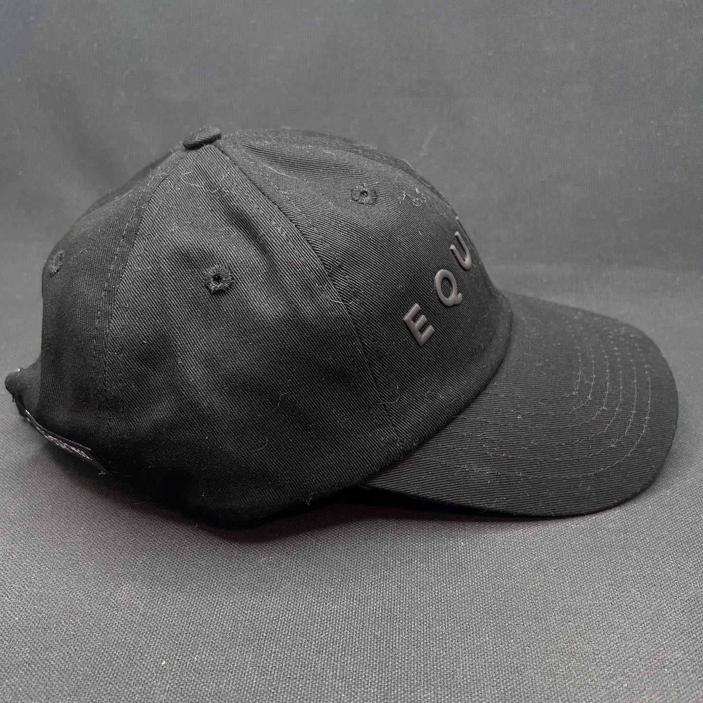 Equinox x DI Snapback Hat Black Rubber Logo Gym Fitness Cap Strapback
