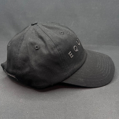 Equinox x DI Snapback Hat Black Rubber Logo Gym Fitness Cap Strapback