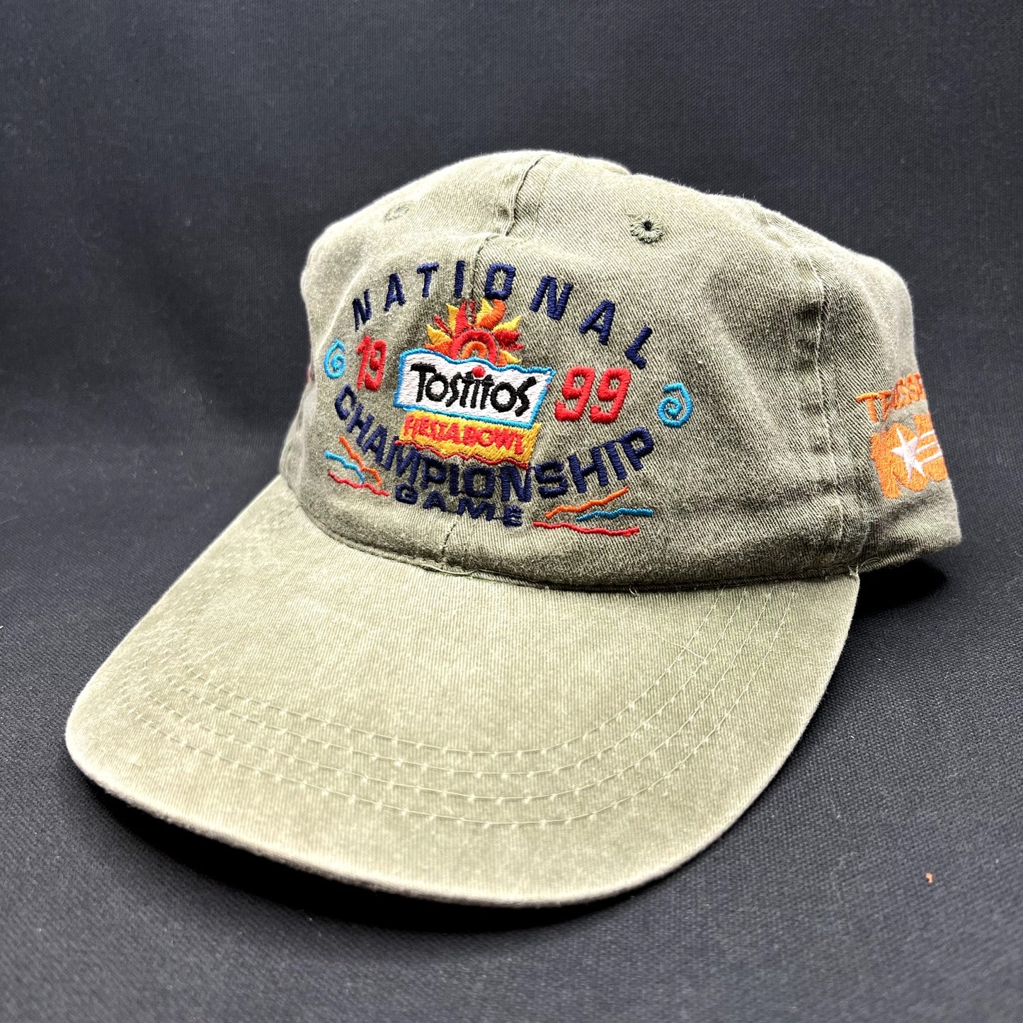 Vintage 1999 Tostitos Fiesta Bowl National Championship Strapback Hat
