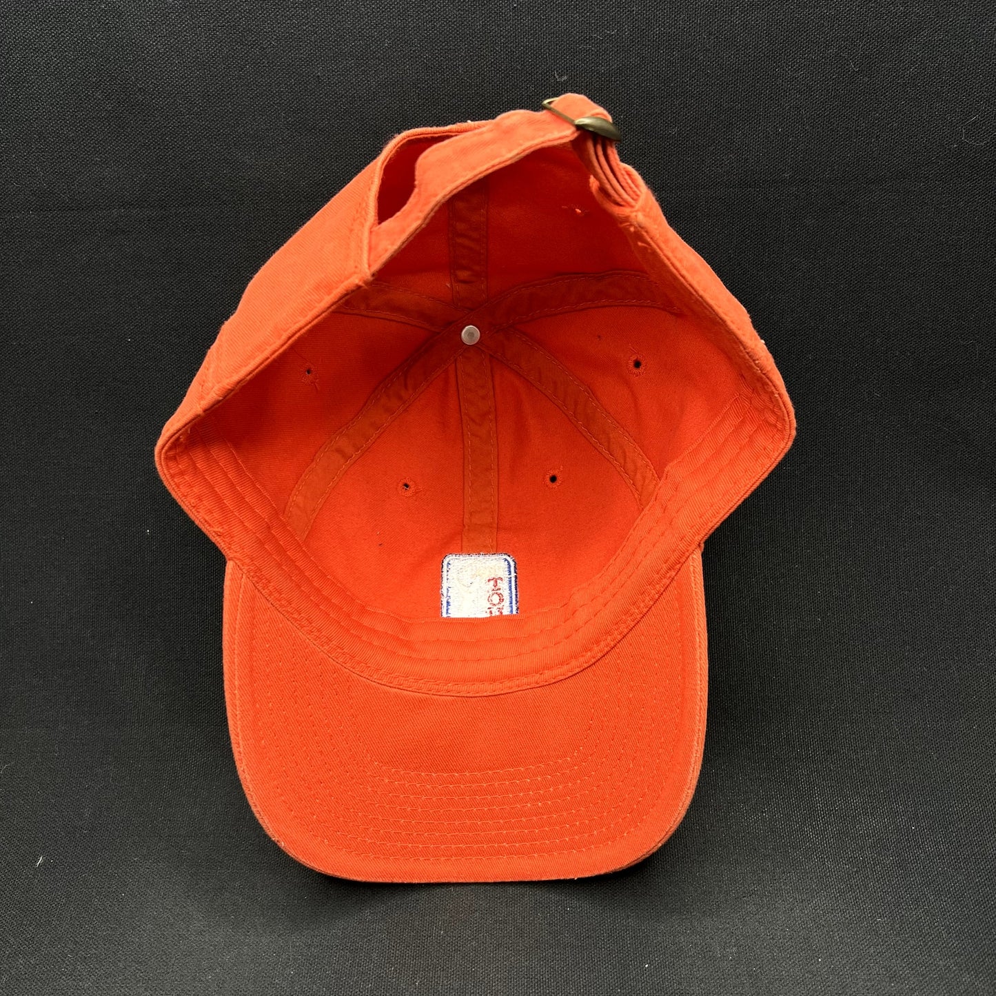 Vintage PGA Tour Logo Strapback Hat Orange The Game Golf Dad Cap Adjustable