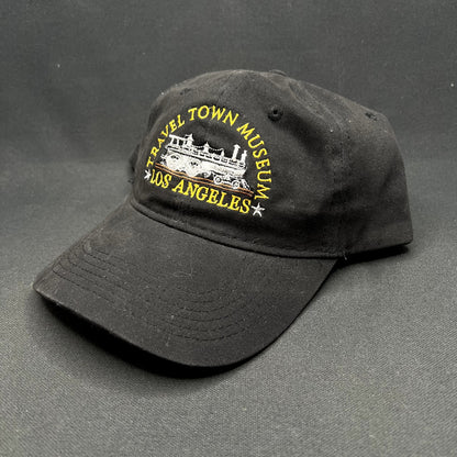 Travel Town Museum Los Angeles Railroad Train Strapback Hat Black Port & Company
