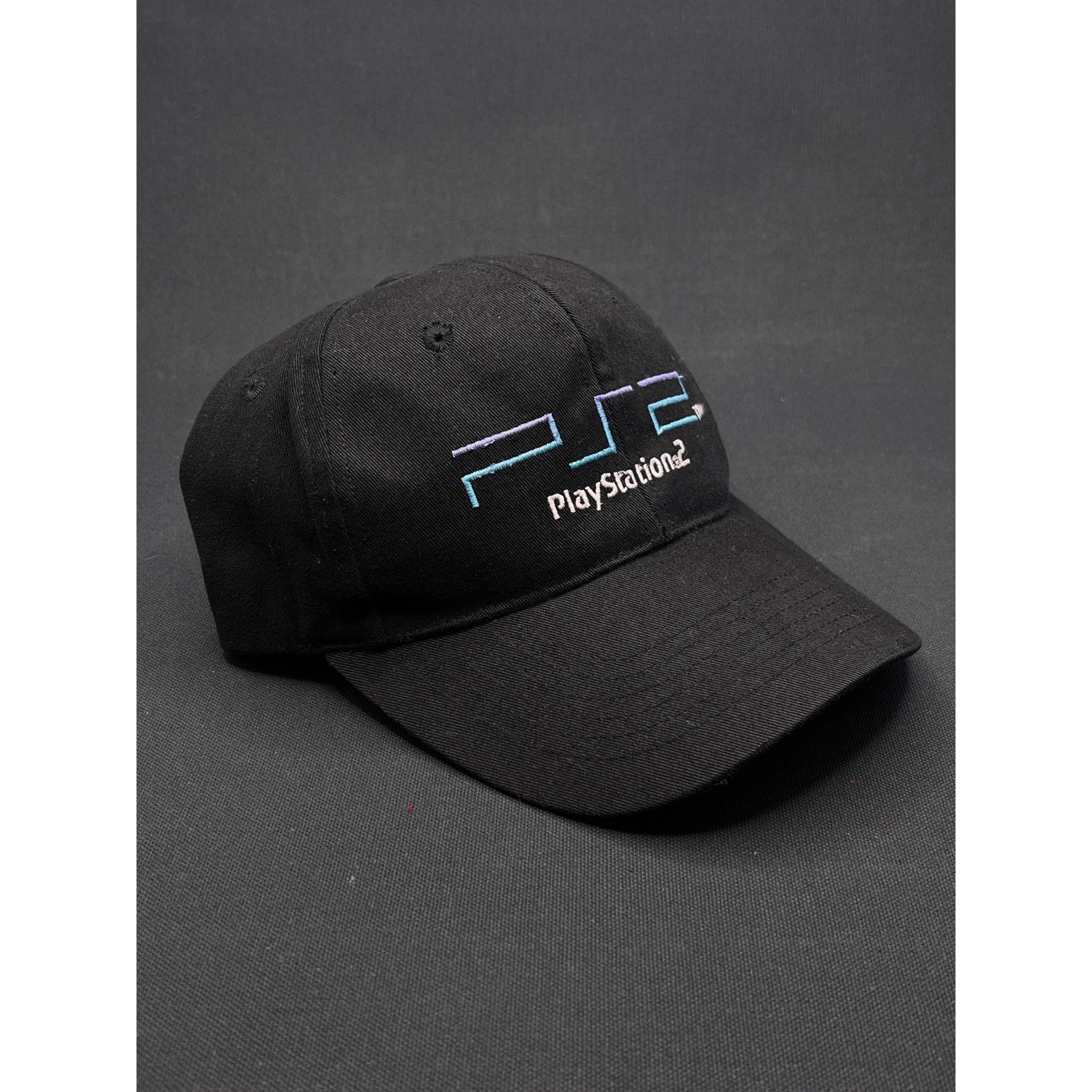 Vintage Original PlayStation 2 PS2 Promo Hat — Black Cotton Strapback