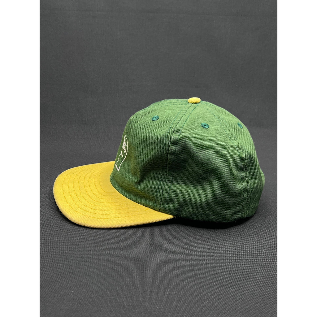 Brain Dead Skateboards Rare Green Yellow Snapback Hat Made in USA