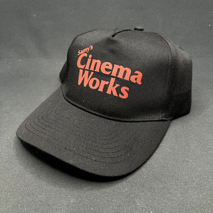 Retro Samy’s Cinema Works Nissin Strapback Hat Black Red Film Production Camera Crew
