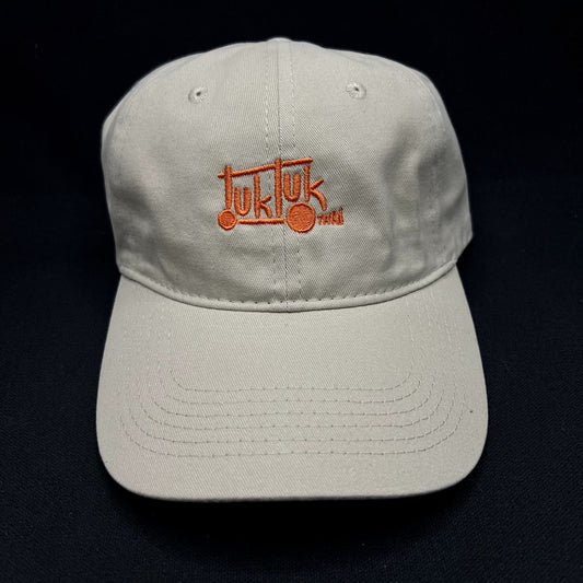 Tuk Tuk Thai Restaurant Strapback Hat Beige Port & Company