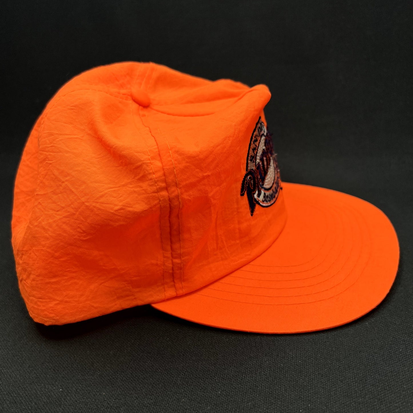 Vintage San Diego Padres MLB Snapback Hat Orange American Needle Made USA Era