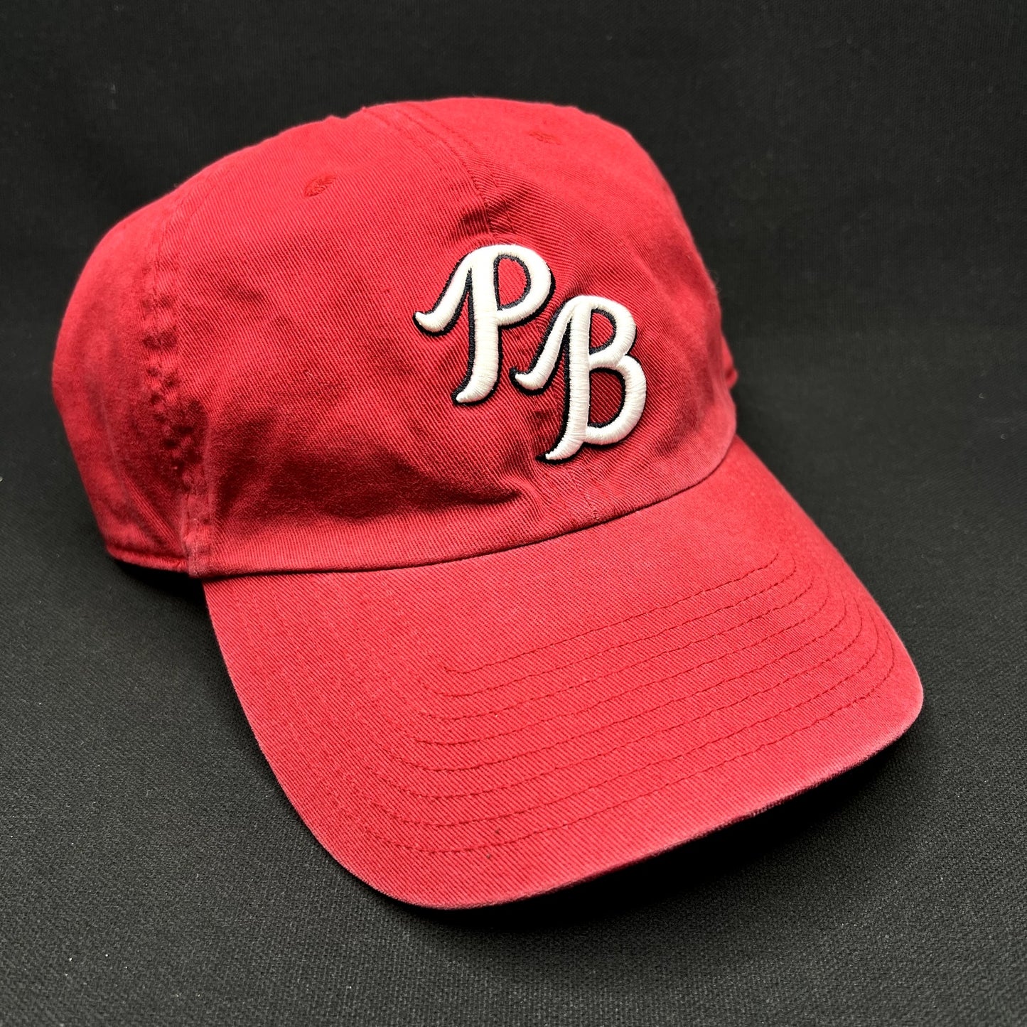 Palm Beach PB Minor League Baseball Strapback Red Dad Hat