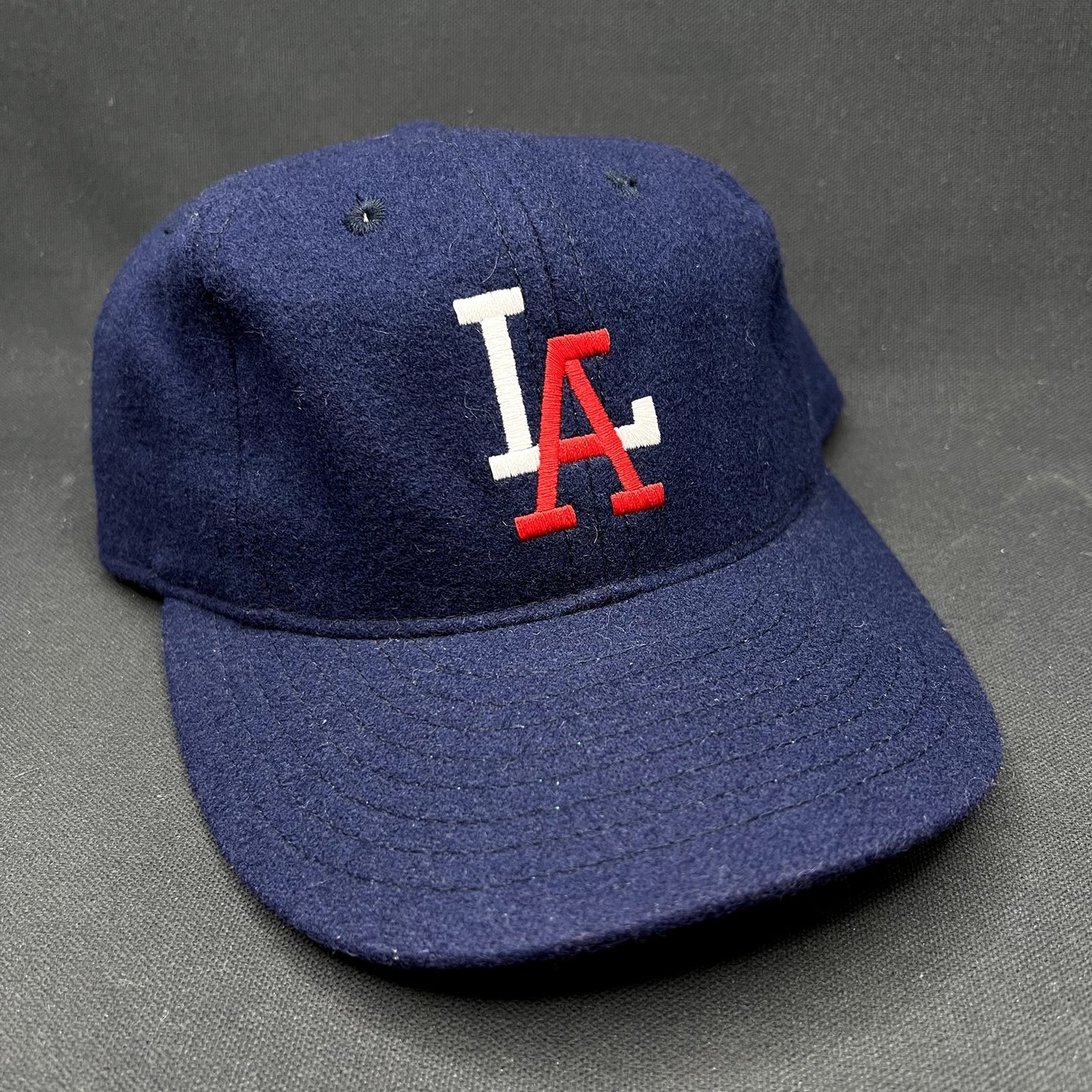 7 1/2 Ebbets Field Flannels Los Angeles Wool Fitted Hat USA Size