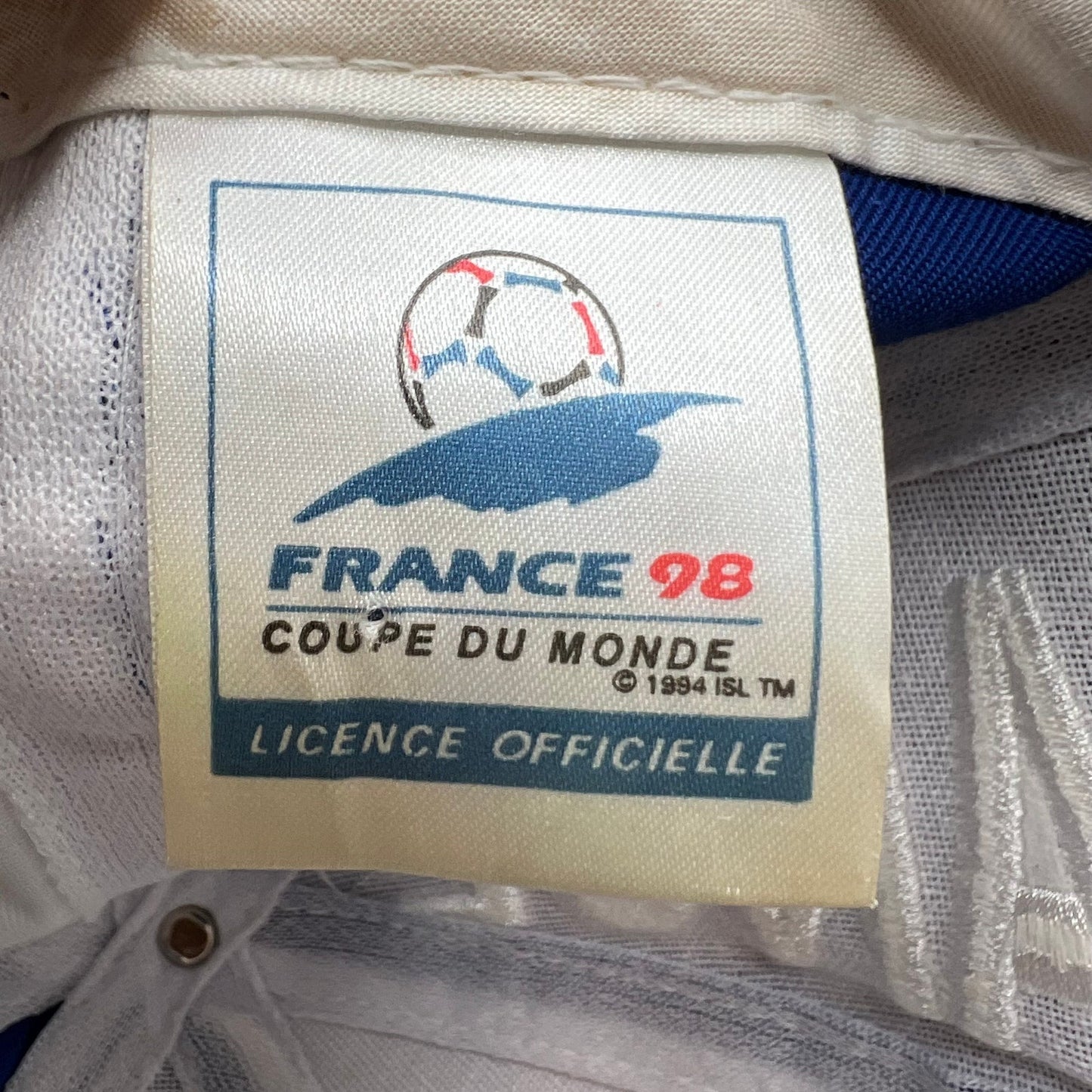 Vintage 1998 France World Cup Snapback Hat Soccer Coupe Du Monde