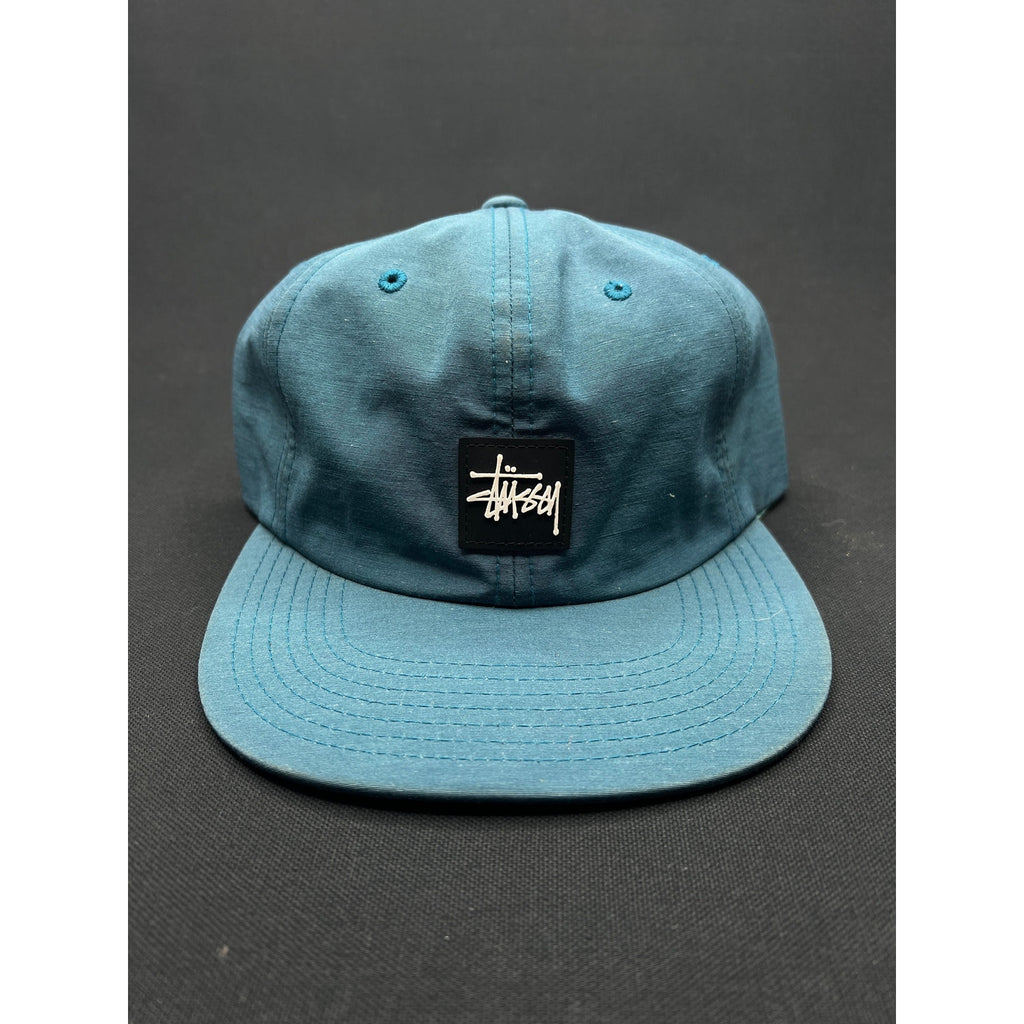 Stüssy Teal Strapback Hat Classic Logo Patch Lightweight Streetwear Essential