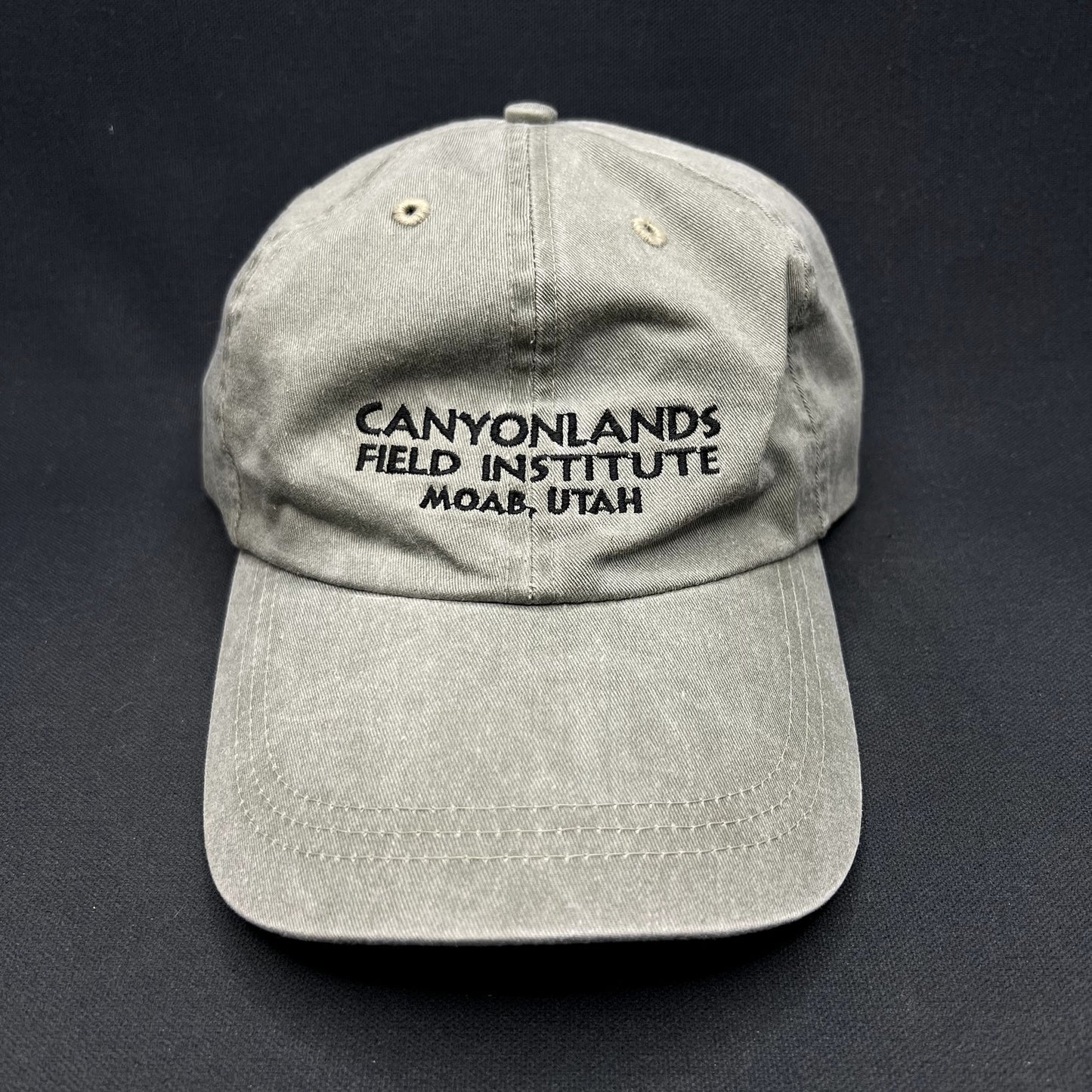 Vintage Canyonlands Field Institute Moab Utah Strapback Hat Leather Strap