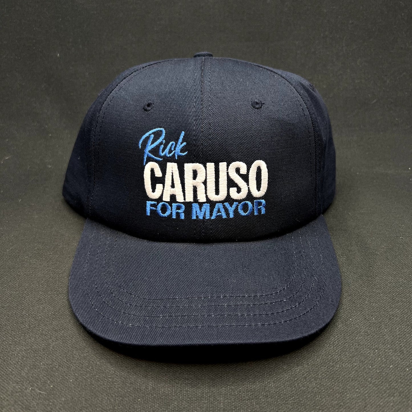Rick Caruso for Mayor Campaign Strapback Hat Unionwear Made in USA Political Cap