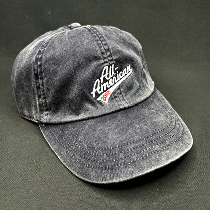 Vintage 2003 All-American Script Strapback Hat Old Navy Washed Baseball Cap M/Ls