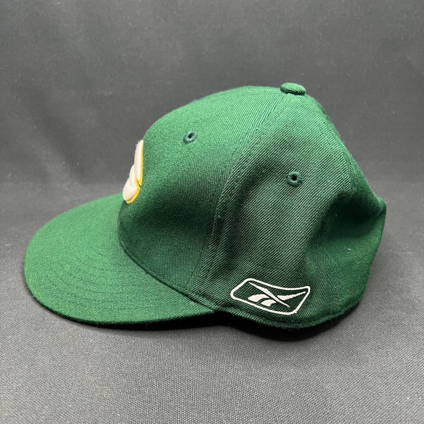 Vintage Green Bay Packers Reebok On-Field Fitted Hat Green