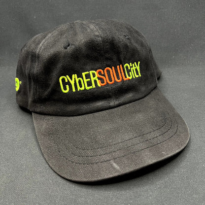 Vintage HBO CyberSoulCity Strapback Hat Black Promo Cap Y2K