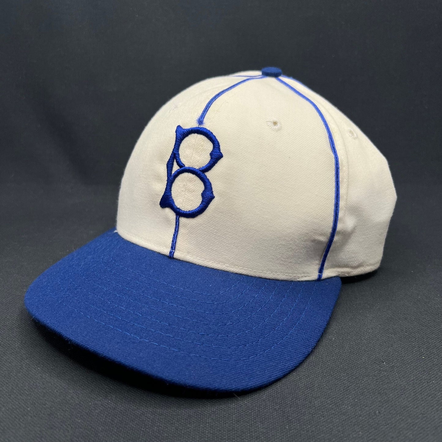 7 5/8 Vintage 90s Brooklyn Dodgers Snapback Hat Roman MLB Cooperstown USA
