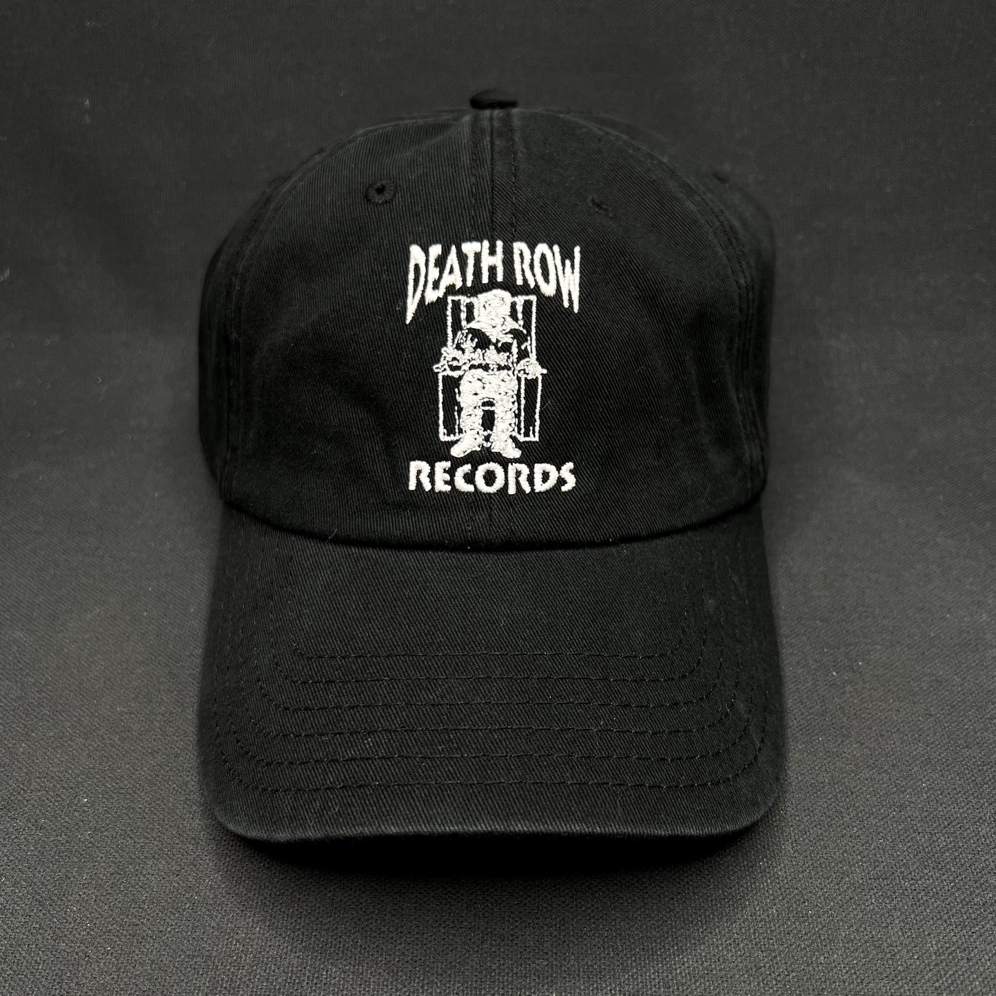 Death Row Records Strapback Hat Black Hip Hop Rap Logo Cap